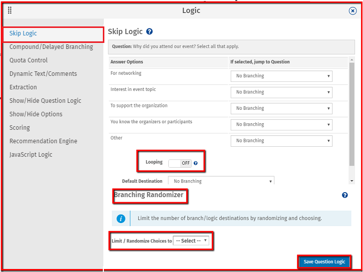 Survey Software Help Image